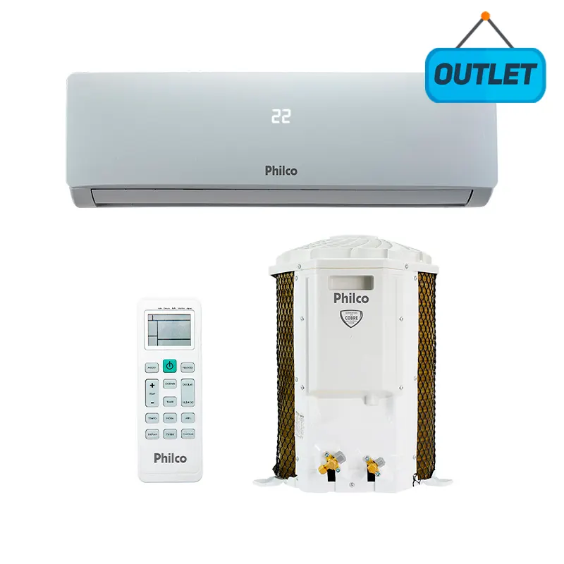 Ar Condicionado Split Hw On/off Philco 12000 Btus Quente/frio 220V Monofásico PAC12000TQFM12 - OUTLET