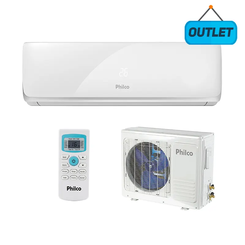 Ar Condicionado Split Hw On/Off Philco 18000 Btus Quente/Frio 220V Monofásico PAC18000QFM9 - OUTLET