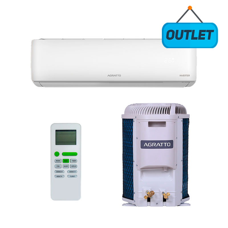 Ar Condicionado Split Hw Inverter Liv Top Agratto 12000 Btus Quente/frio 220V Monofásico LCST12QF - 02I - OUTLET