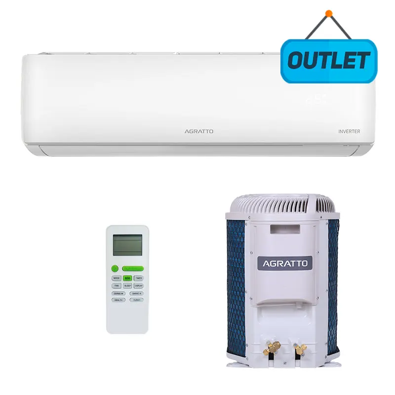 Ar Condicionado Split Hw Inverter Eco Top Agratto 9000 Btus Quente/Frio 220V Mono - OUTLET