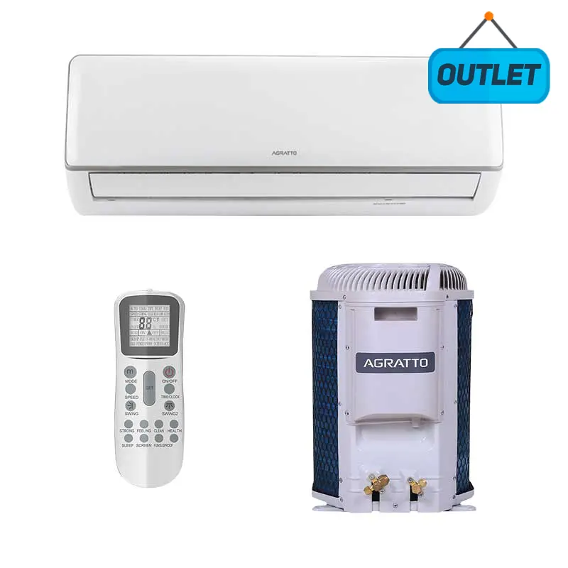Ar Condicionado Split Hw Inverter Eco Top Agratto 12000 Btus Frio 220V Monofasico EICST12FR402 - OUTLET