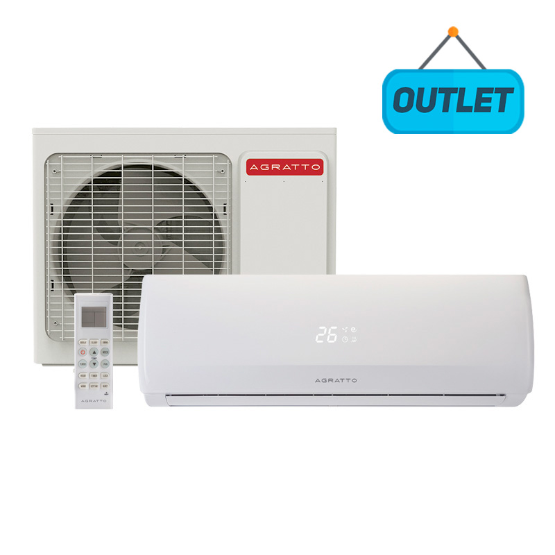 Ar Condicionado Split Hw On/Off Agratto Fit 9000 Btus Frio 220V Monofásico CCS9FIR4 - OUTLET