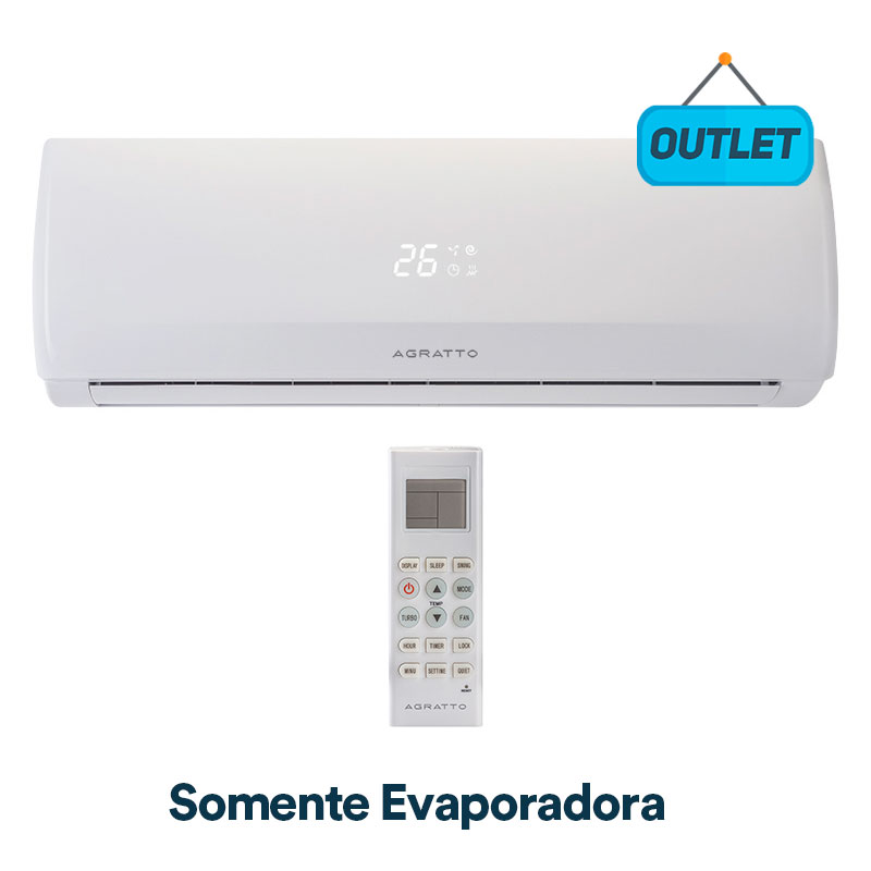 Evaporadora Split Hw On/off Agratto Fit 30000 Btus Quente/frio 220V Monofasico CCS30FIR402 - OUTLET