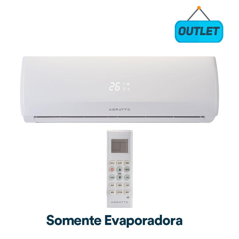 Evaporadora Split Hw On/Off Agratto Fit 18000 Btus Quente/Frio 220v Monofásico CCS18QF R4 - OUTLET