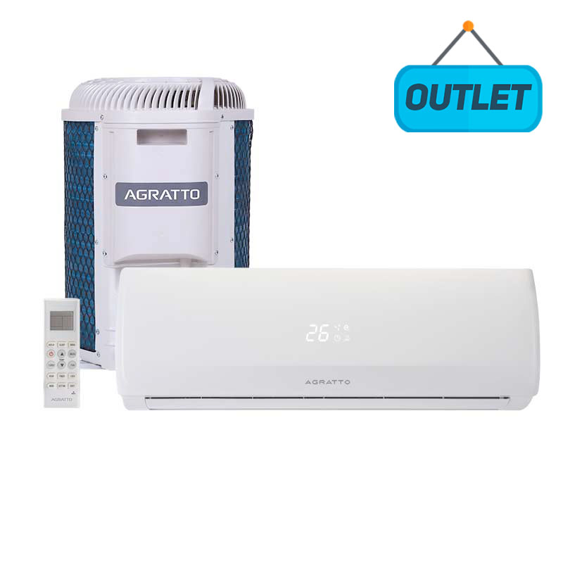 Ar Condicionado Split Hw On/off Fit Top Agratto 12000 Btus Quente/frio 220V Monofasico CCST12QF4-02 - OUTLET