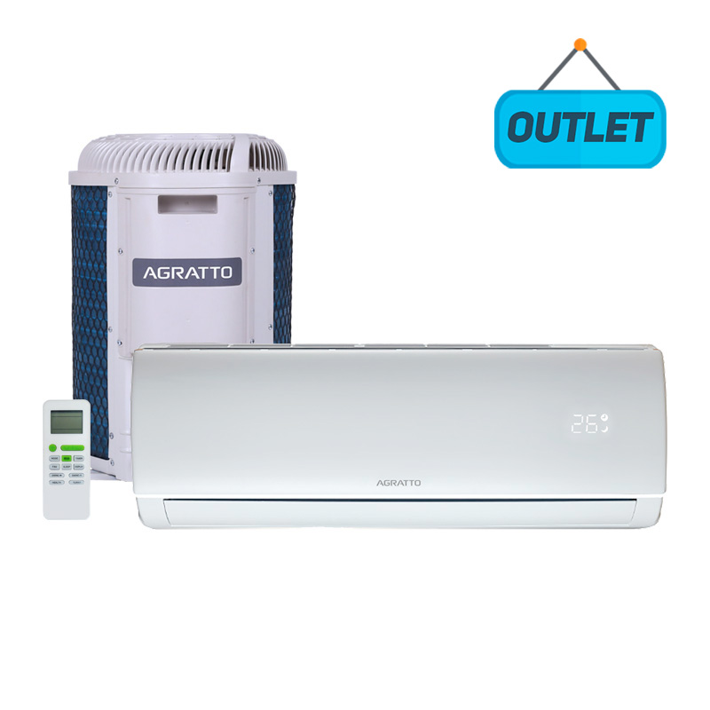 Ar Condicionado Split Hw On/off Eco Top Agratto 9000 Btus Quente/frio 220V Monofasico ECST9QFR4-02 - OUTLET