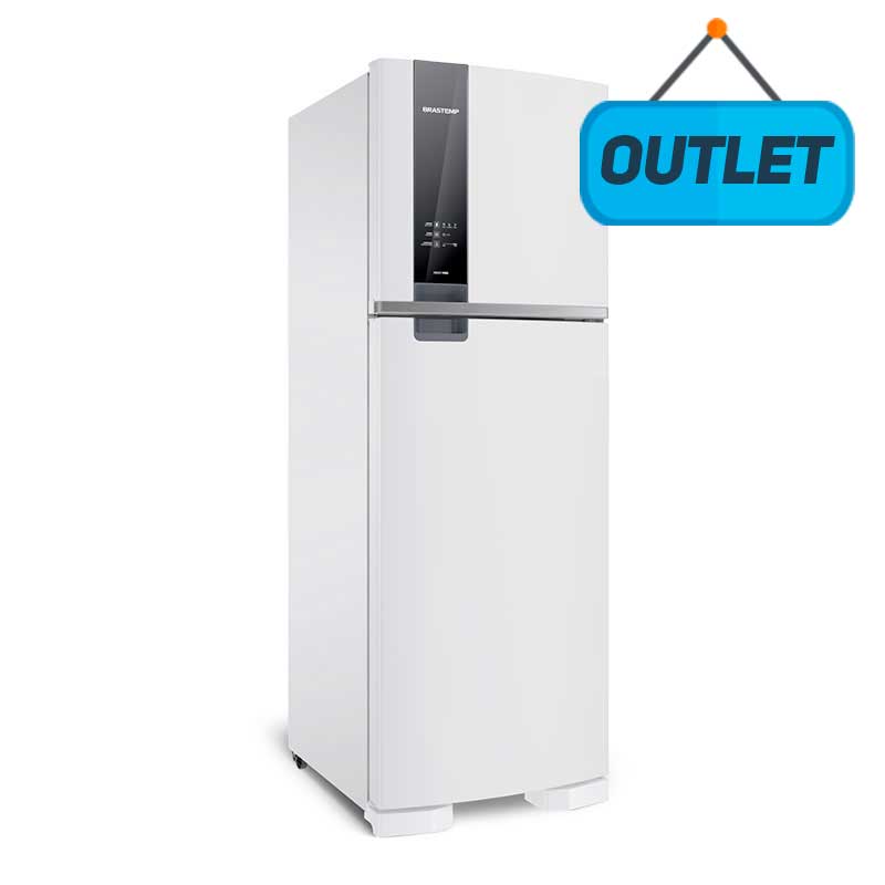 Geladeira Brastemp Frost Free Duplex Espaco Adapt Branca 375 Litros 127V  BRM45HBANA - OUTLET