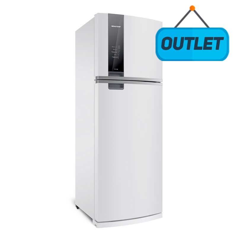 GELADEIRA FROST FREE DUPLEX TURBO CONTROL BRANCA BRASTEMP 500 LITROS 127V BRM57ABANA_PRD - OUTLET GELADEIRA FROST FREE DUPLEX TURBO CONTROL BRANCA BRASTEMP 500 LITROS 127V BRM57ABANA_PRD - OUTLET