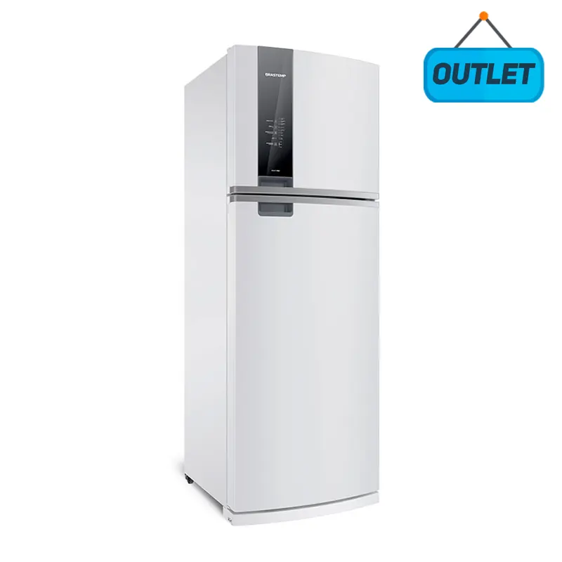 Geladeira Frost Free Duplex TURBO Controle Branca Brastemp 500 Litros 127V BRM57ABANA