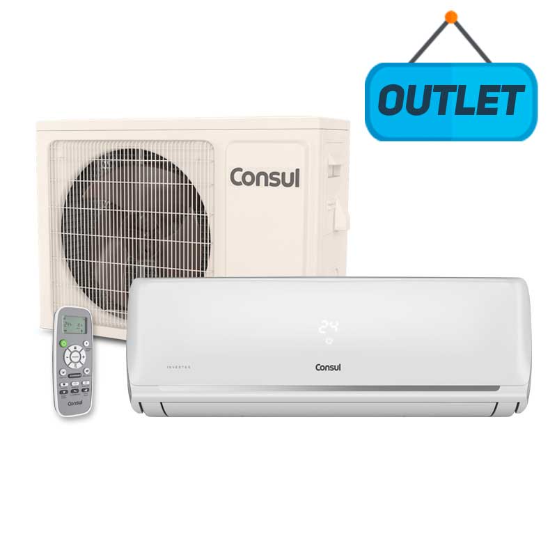 AR CONDICIONADO SPLIT HW INVERTER CONSUL 18000 BTUS QUENTE/FRIO 220V MONOFASICO CBJ18EBBNA - OUT