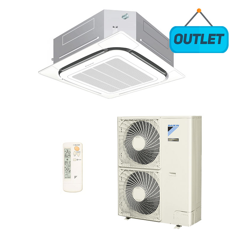 Ar Condicionado Split Cassete Inverter Sky Air Daikin 48000 Btus Quente/frio 220V Monofasico SCQ48AVL7 - OUTLET