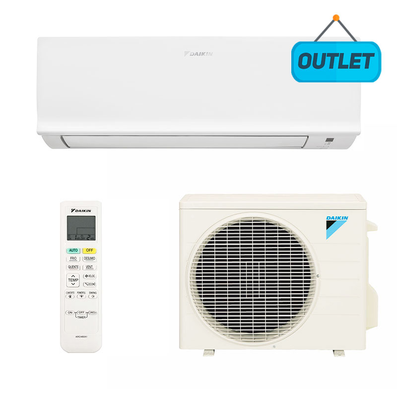 Ar Condicionado Split Hw Inverter Exclusive Daikin 12000 Btus Quente/frio 220V Monofasico FTHS12T5VL1 - OUTLET
