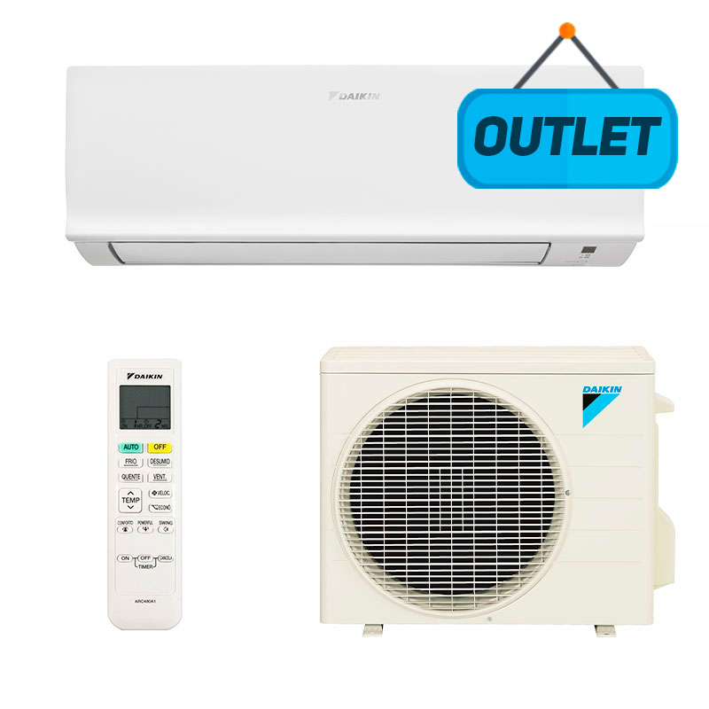 Ar Condicionado Split Hi Wall Inverter Daikin Exclusive 9000 Btus Quente/Frio 220V MONO FTHS09T5VL - OUTLET