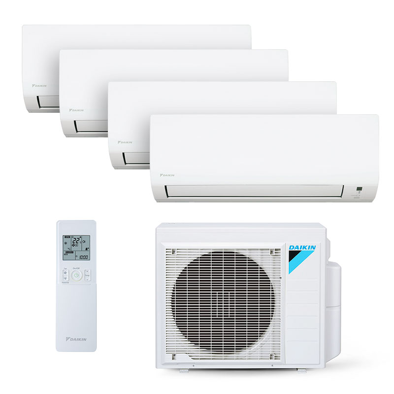 Ar Condicionado Multi Quadri Split Inverter Daikin 3x9000+1x18000 Btus Quente/frio 220V Monofasico S4MXS2809P