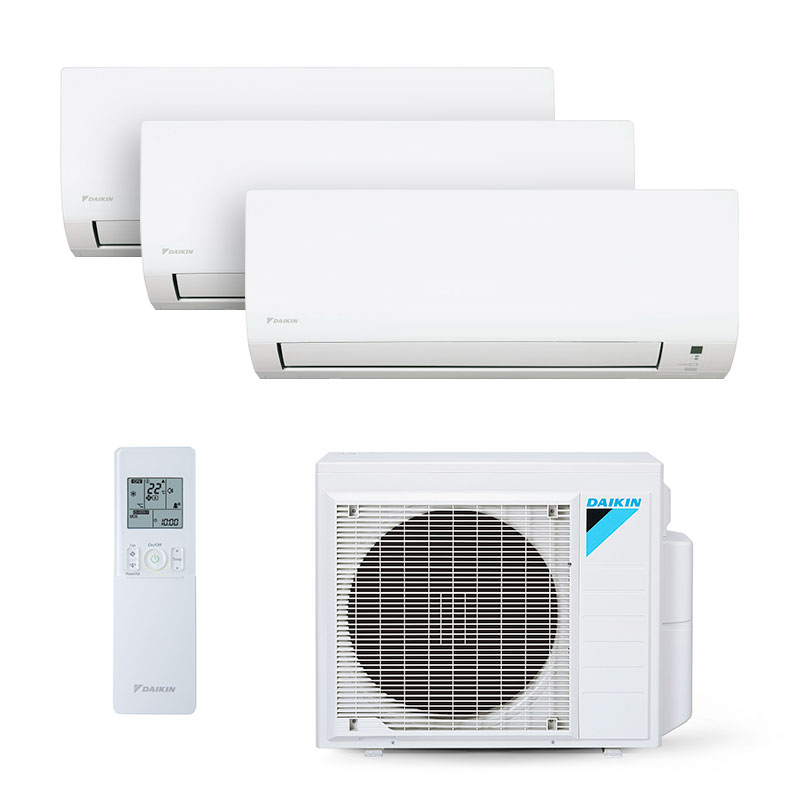 Ar Condicionado Multi Split Tri Inverter Daikin 2x9000+1x18000 Btus Quente/Frio 220V 1F 3MXS24PMVM Ar Condicionado Multi Split Tri Inverter Daikin 2x9000+1x18000 Btus Quente/Frio 220V 1F 3MXS24PMVM