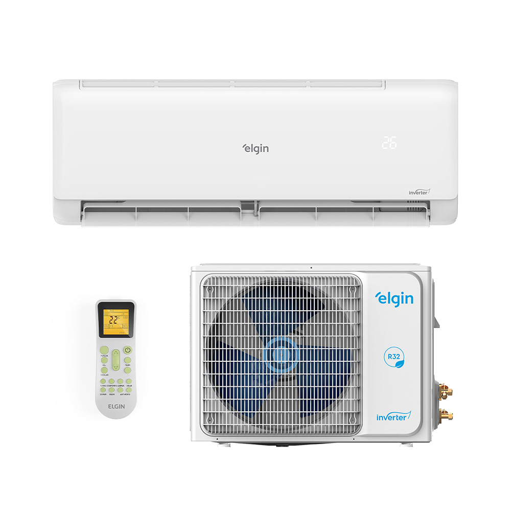 Ar Condicionado Split Hw Elgin Eco Inverter II Wifi 18000 Btus R-32 Frio 220V Monofásico 45HJFI18C2WB 