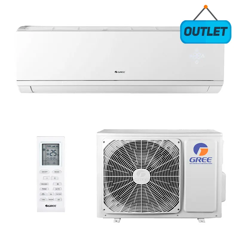 Evaporadora Split Hw Eco Garden Inverter Gree 18000 Frio 220V Monofásico GWC18QD-D3DNB8M - OUTLET