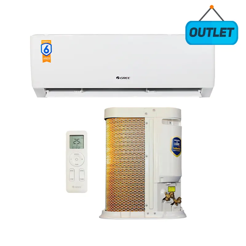 Ar Condicionado Split Hw G-top Inverter Gree 18.000 Btus Frio 220V Monofásico GWC18AGD-D3DNA4D/I - OUT