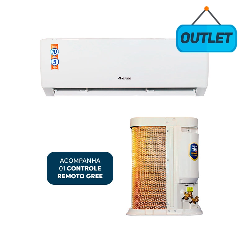 Ar Condicionado Hw G-top Invereter Gree 9000 Btus Frio 220V Monofásico GWC09AGA-D3DNA4A/I - OUTLET