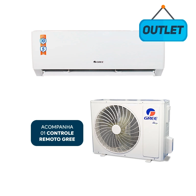  Ar Condicionado Split Hw G-top Inverter Connection Gree 30000 Quente/frio 220V Monofásico GWH30AGEXH-S3DNA4A- OUTLET
