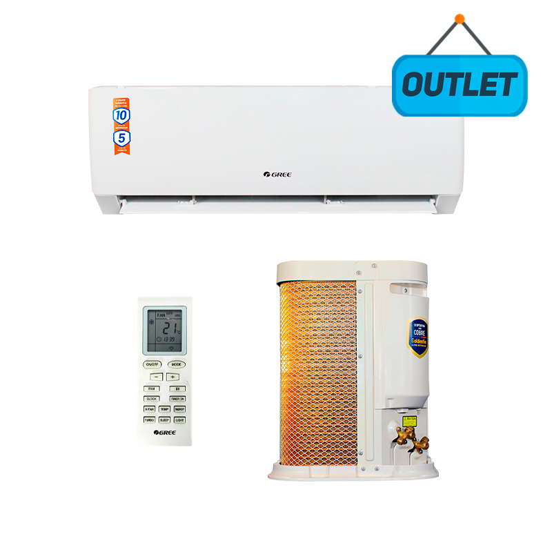 Ar Condicionado Split Hw G-top Inverter Connection Gree 22000 Btus Frio 220V Monofásico GWC24AGE-D3DNA4B - OUTLET