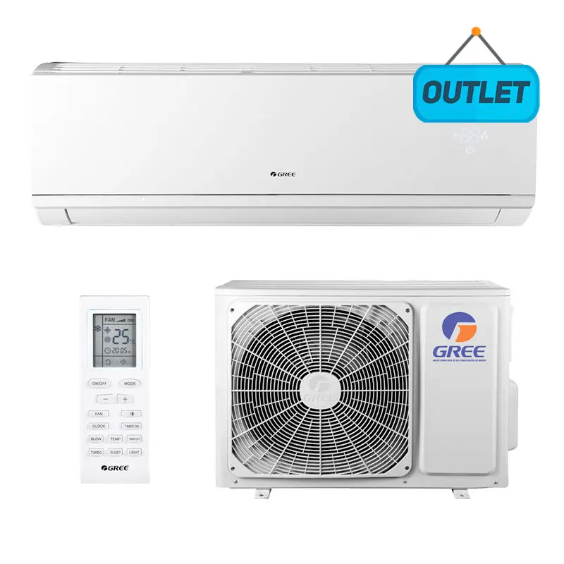 Ar Condicionado Split Inverter Eco Garden Gree 12000 Btus Quente/frio 220V Monofasico GWH12QCD3DNB8M - OUTLET0