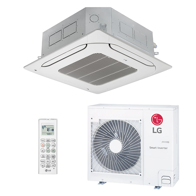 Ar Condicionado Split Cassete Inverter Lg 24000 Btus Quente/frio 220V Monofasico ATNW24GPLP0.ANWZBRZZ