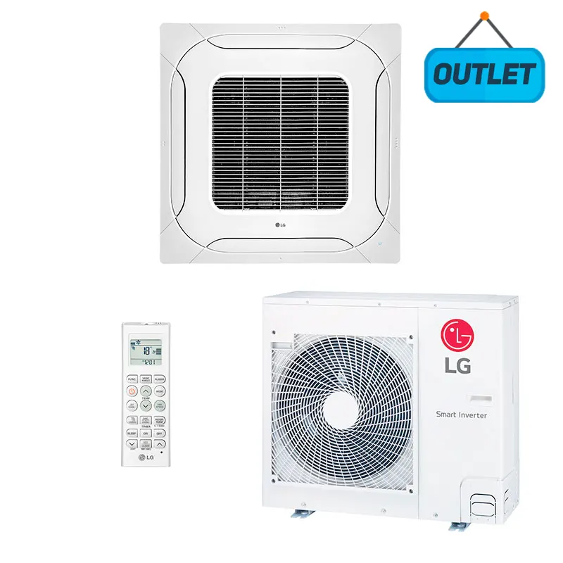 Ar Condicionado Split Cassete Inverter Lg 24000 Btus Quente/frio 220V Monofásico ATNW24GPLP0.ANWZBRZ - OUTLET