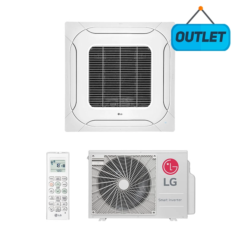 Ar Condicionado Split Cassete Inverter Lg 18000 Btus Quente/frio 220V Monofásico ATNW18GPLP1.ANWZBRZ - OUTLET