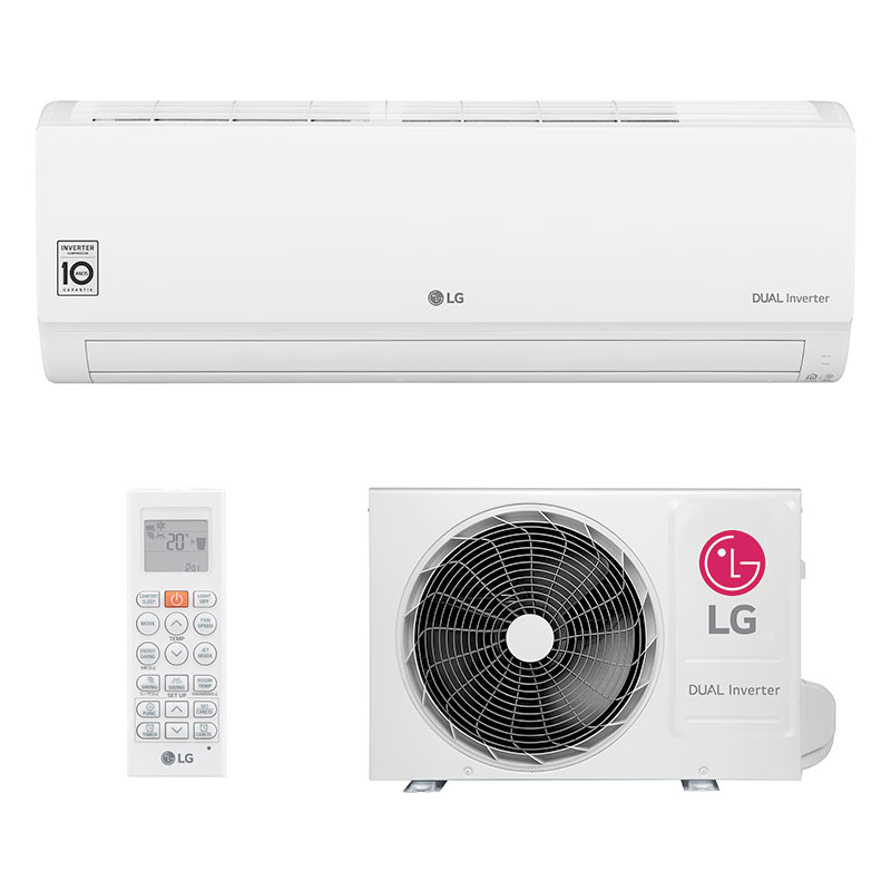 Ar Condicionado Split Hw Dual Inverter Voice LG 9000 BTUs Frio 220v Monofasico S4NQ09WA51C.EB2GAMZ Ar Condicionado Split Hw Dual Inverter Voice LG 9000 BTUs Frio 220v Monofasico S4NQ09WA51C.EB2GAMZ