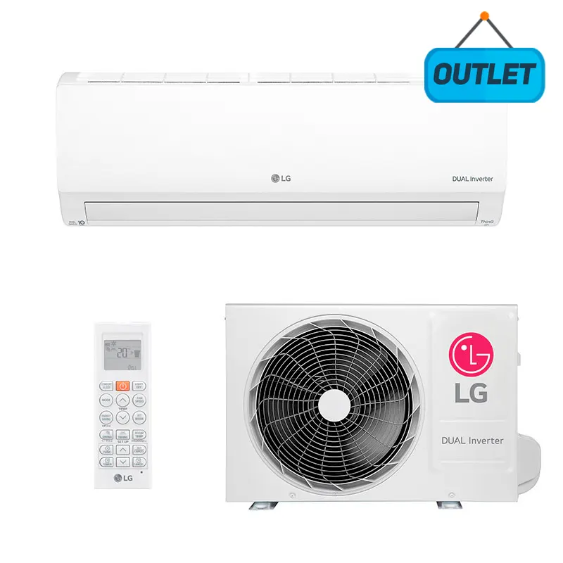 Ar Condicionado Split Hw LG Dual Voice Inverter 18000 Btus Frio 220V Monofásico S4NQ18KL31A.EB2GAMZ OUTLET