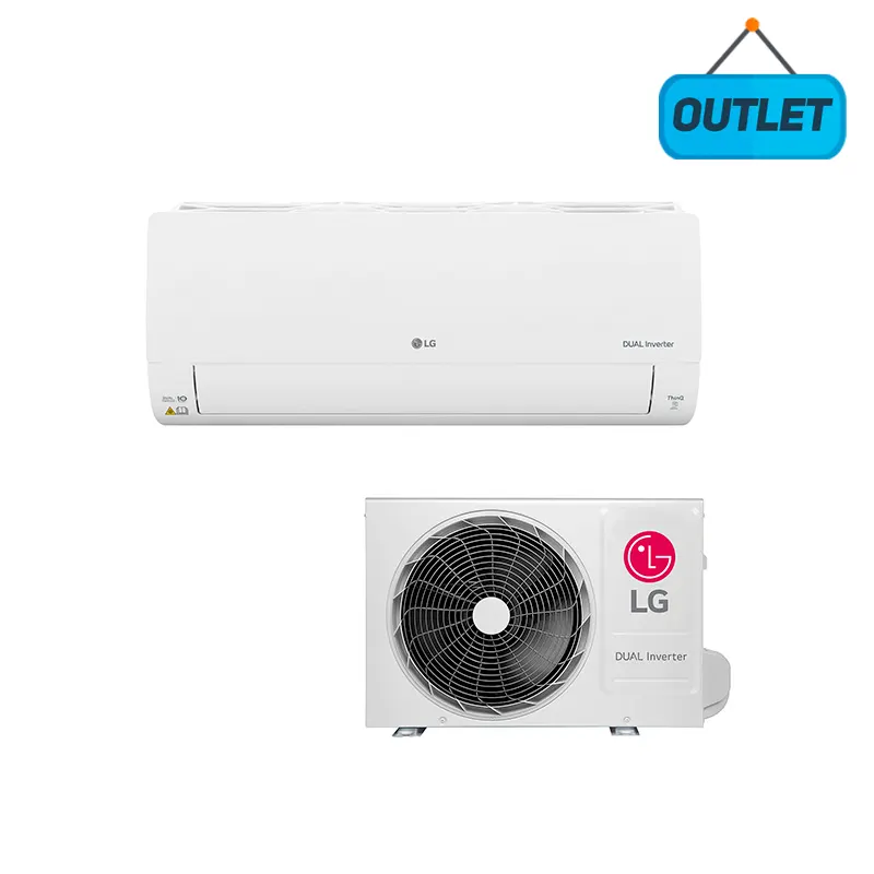 Ar Condicionado Split Hw Inverter LG Dual Voice UV Nano 9000 Btus Quente/frio 220V S4NW09AA3XA.EB2GAMZ - OUTLET