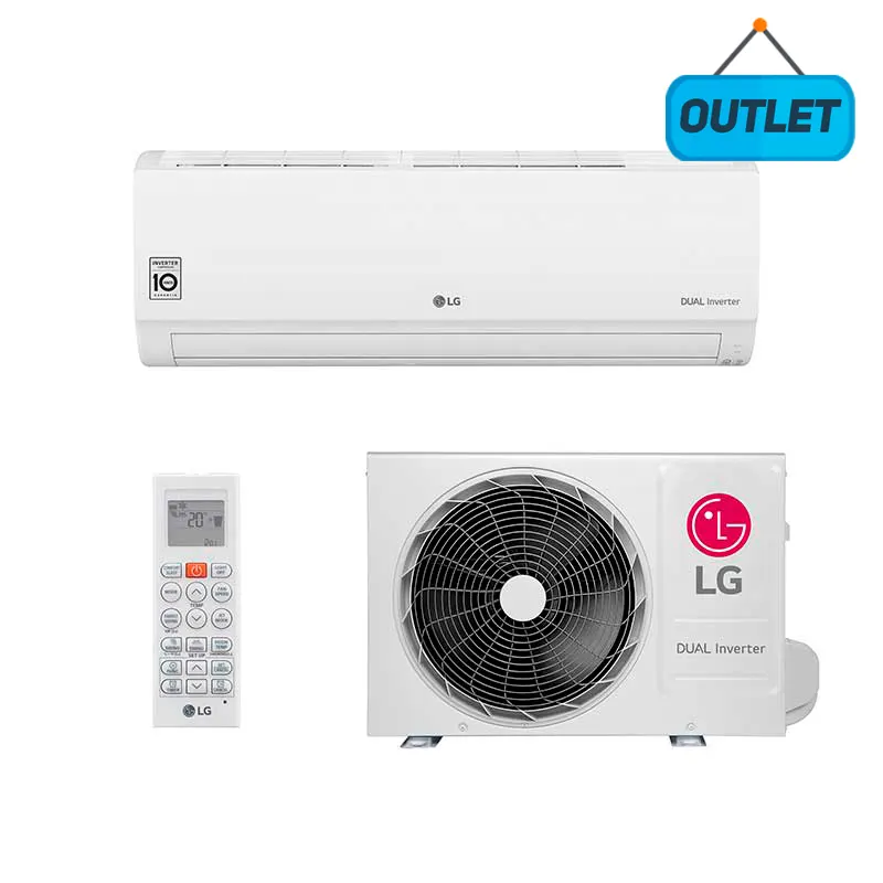 Ar Condicionado Split Hw LG Dual Voice Inverter 9000 Btus Frio 127V Monofásico S4NQ09WA51B.EB1GAMZ - OUTLET