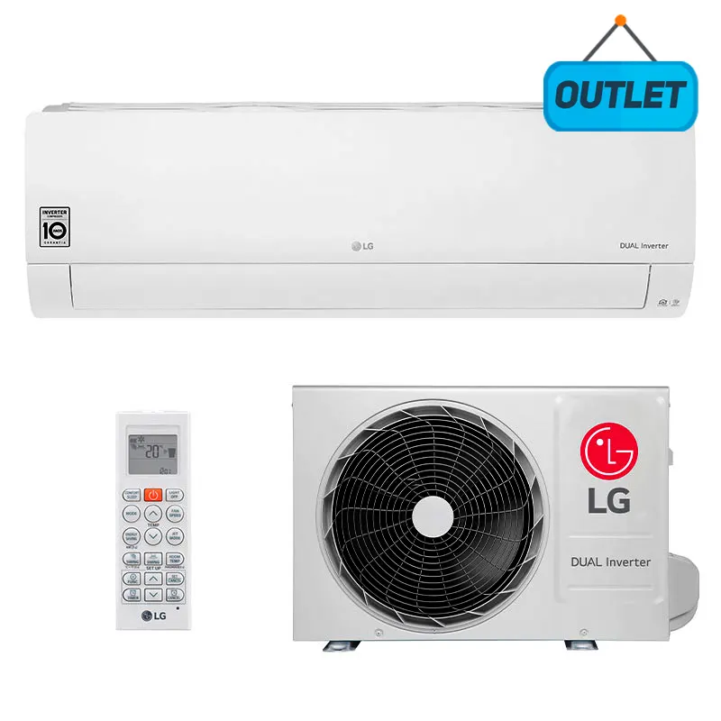 Ar Condicionado Split Hw LG Dual Voice Inverter 24000 Btus Quente/frio 220V Monofásico S4NW24K231E.EB2GAMZ - OUTLET