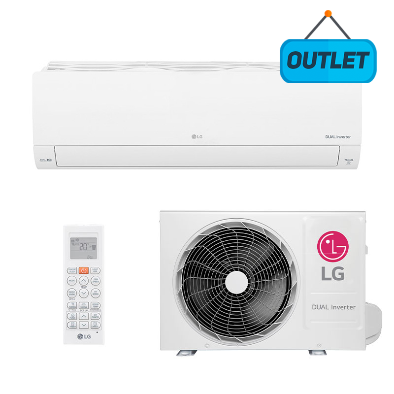 Ar Condicionado Split Hw LG Dual Voice Inverter 24000 Quente/frio 220V Monofásico S4NW24K231D.EB2GAMZ - OUTLET