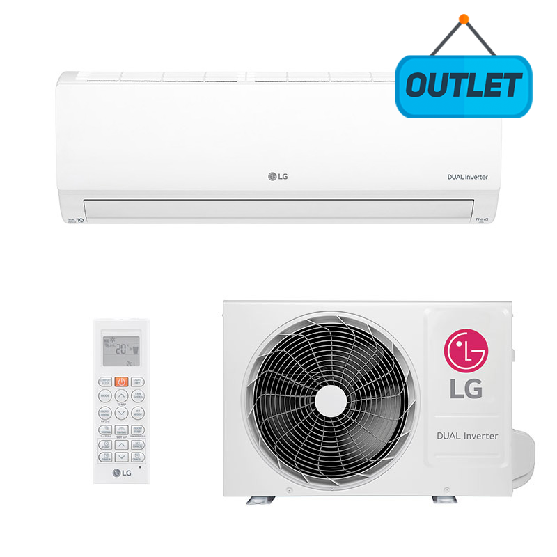 Ar Condicionado Split Hw LG Dual Voice Inverter 18000 Btus Frio 220V Monofásico S4NQ18KL31B.EB2GAMZ - OUTLET