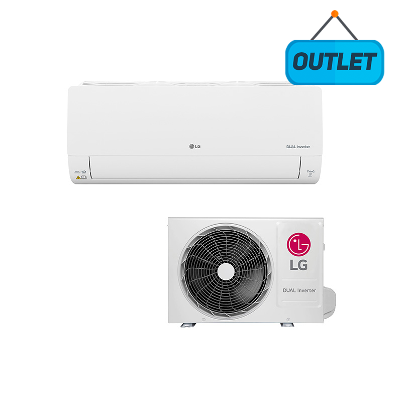 Ar Condicionado Split Hw Inverter LG Dual Voice Uv Nano 9000 Btus Quente/frio 220V Monofásico S4NW09AA3XA.EB2GAMZ - OUTLET