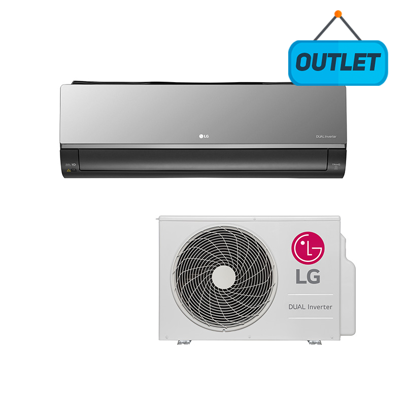 Ar Condicionado Lg Dual Inverter Voice Artcool Uv Nano 18000 Quente/frio 220V S4NW18KLRXB.EB2GAMZ - OUTLET