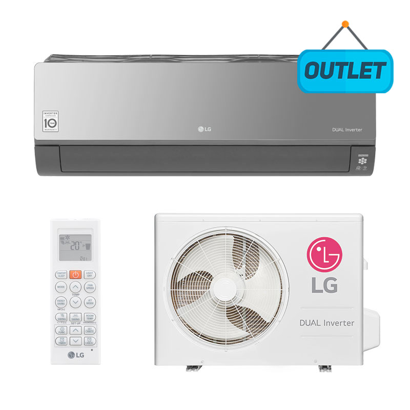 Ar Condicionado Split Hw Dual Inverter Art Cool Lg 22000 Btus Quente/frio 220V Monofasico S4NW24KERP1.EB2GAMZ - OUTLET33 Ar Condicionado Split Hw Dual Inverter Art Cool Lg 22000 Btus Quente/frio 220V Monofasico S4NW24KERP1.EB2GAMZ - OUTLET33