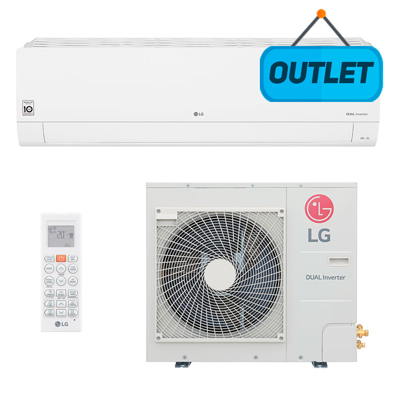 Ar Condicionado Split Inverter Dual Voice Lg 32000 Btus Quente/frio 220V Monofasico S4NW36R43FA.EB2GAM - OUTLET