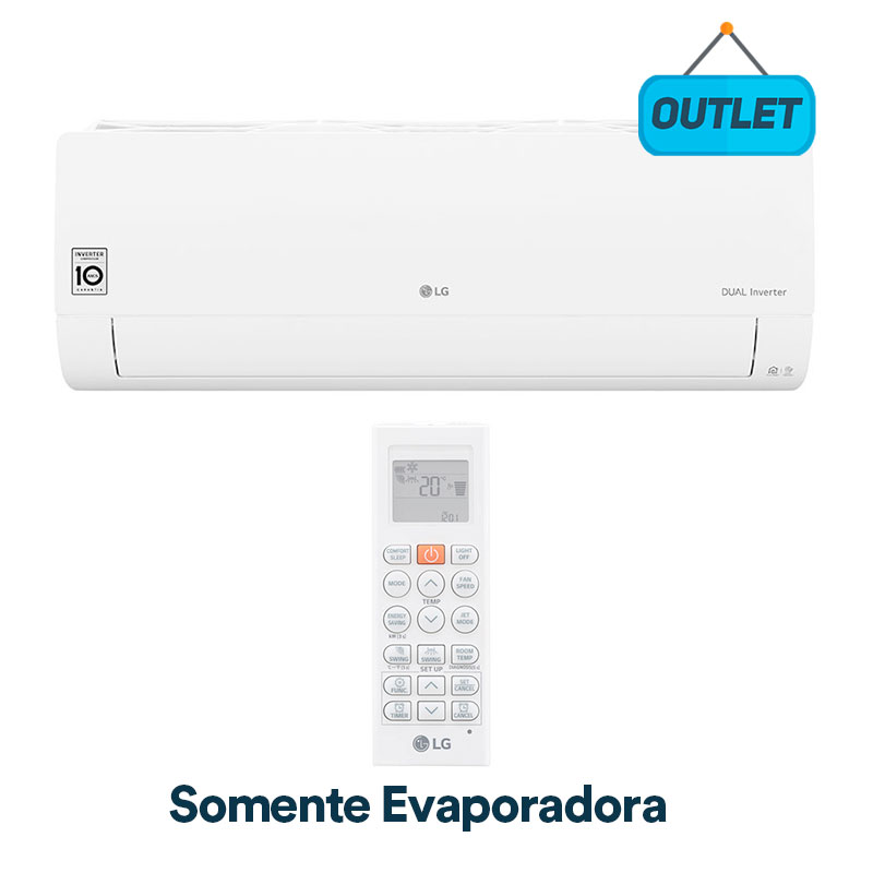 Evaporadora Split Hw Lg Dual Voice Inverter 18000 Btus Quente/frio 220V Monofasico S4NW18KL31A.EB2GAMZG - OUTLET