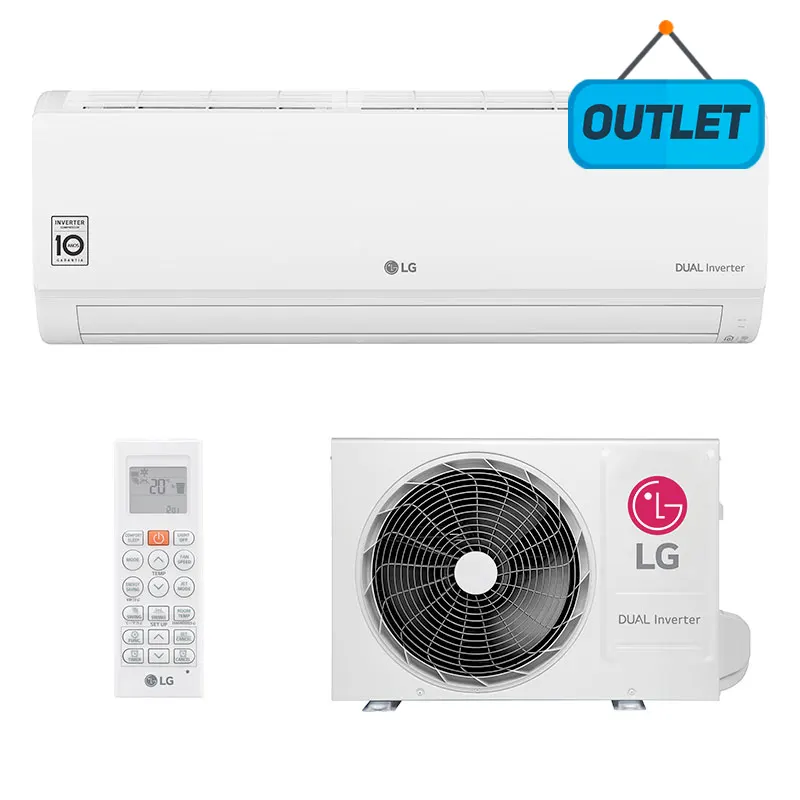 Ar Condicionado Split Hw Lg Dual Voice Inverter 9.000 Btus Frio 220v Mono S4NQ09WA51A.EB2GAMZ - OUTL