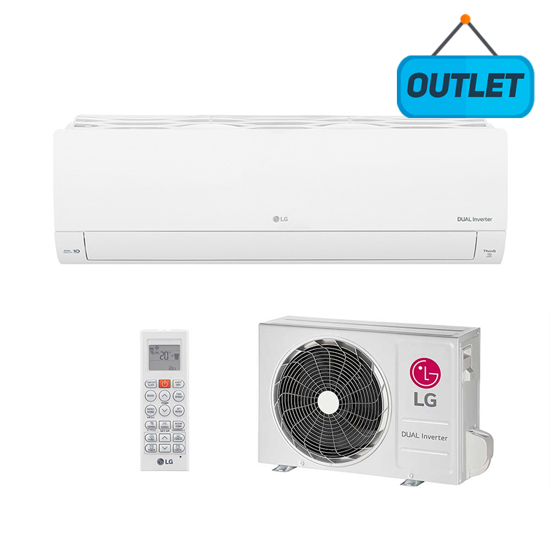 Ar Condicionado Split Hw Lg Dual Voice Inverter 19000 Btus Quente/Frio 220V Monofasico S4NW18KL31B.EB2GAMZ - OUTLET