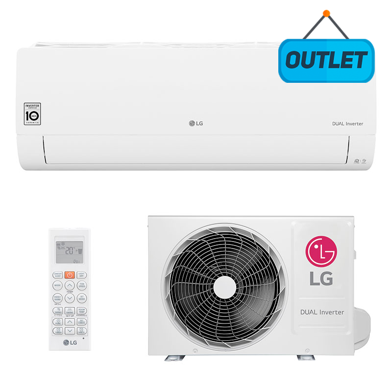 Ar Condicionado Split Hw Dual Inverter Voice Lg 12000 Btus Frio 220V Monofasico S4NQ12JA314.EB2GAMZ - OUTLET