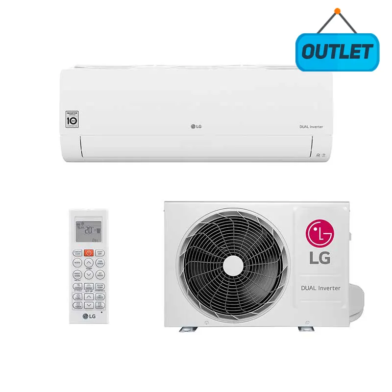 Ar Condicionado Split Hw Lg Dual Voice Inverter 12000 Btus Frio 127V S4NQ12JA31F.EB1GAMZ - OUTLET