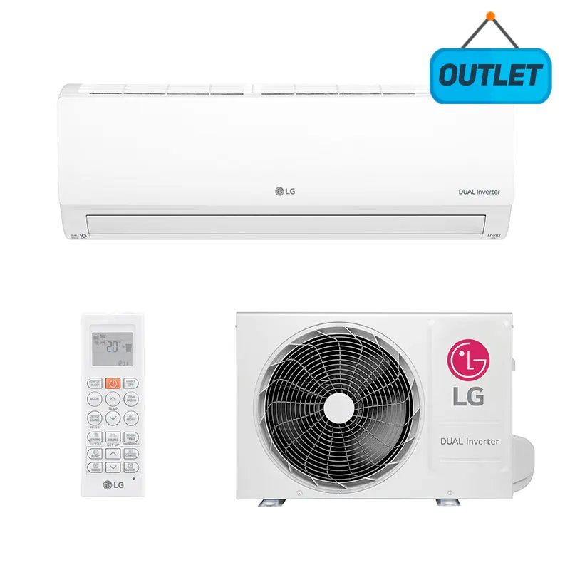 Ar Condicionado Split Hw Dual Inverter Voice Lg 9000 Btus Frio 220V Monofásico S4NQ09WA51C.EB2GAMZ - OUTLET