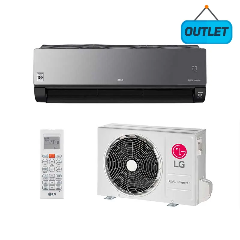 Ar Condicionado Split Hw LG Dual Inverter Artcool 19000 Btus Quente/Frio 220V Monofásico S4NW18KLRPB.EB2GAMZ - OUTLET
