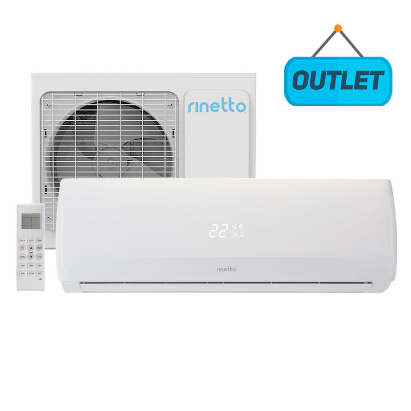 Ar Condicionado Split Hw On/off Rinetto 9000 Btus Quente/frio 220V Monofasico RNT9QFIR402 - OUTLET