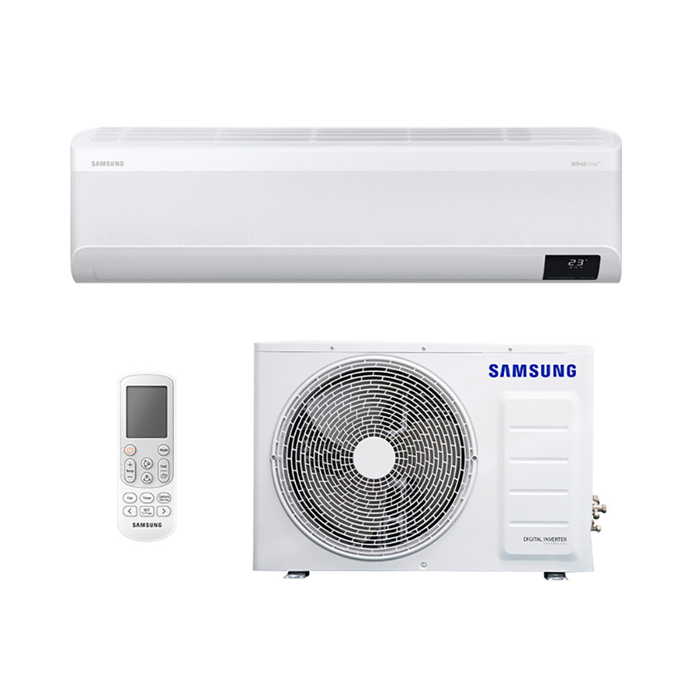 Ar Condicionado Split Inverter WindFree Connect Samsung 18000 Btus Frio 220V Monofásico AR18BVFAAWKNAZ