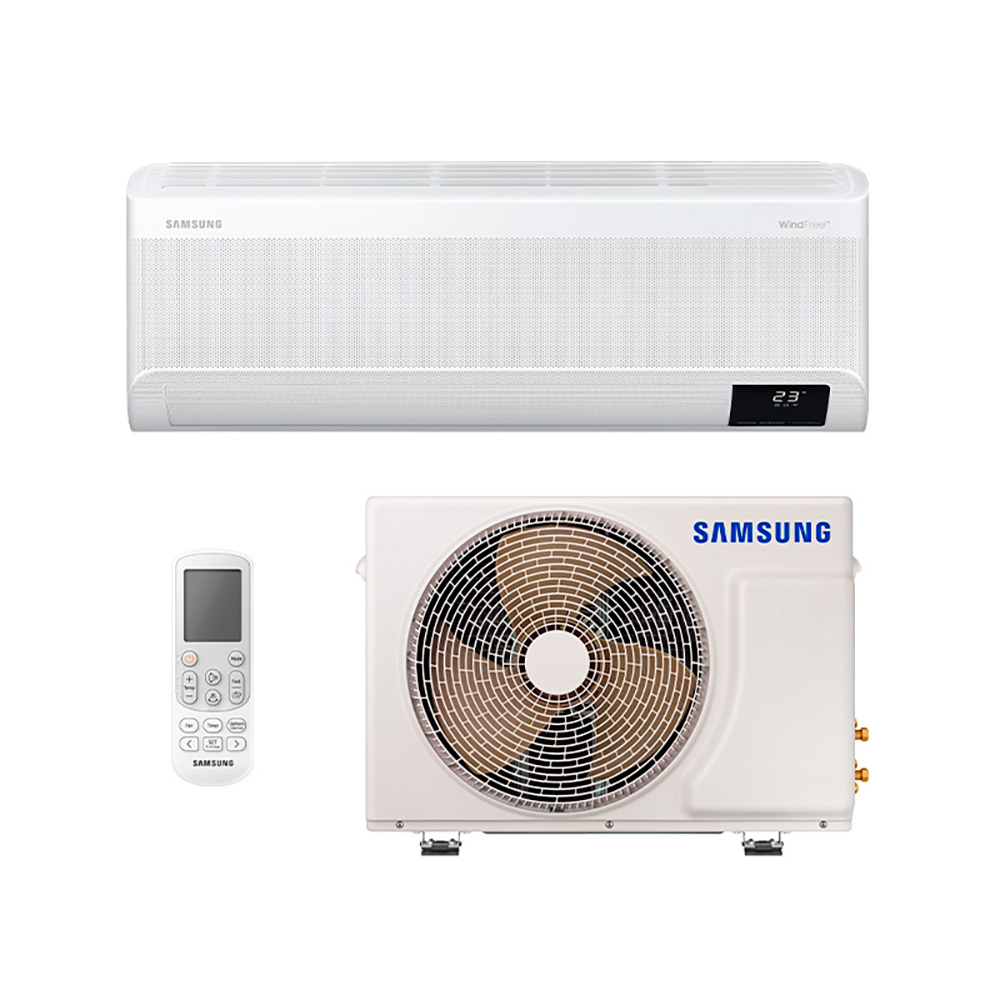 Ar Condicionado Split Inverter Windfree Connect Samsung 9000 Btus Frio 220V Monofásico AR09CVFAMWKNAZ